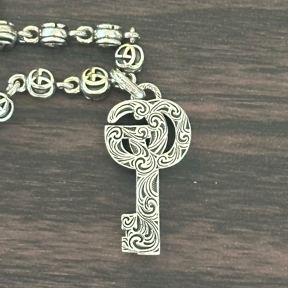 Gucci GG Marmont key pendant necklace